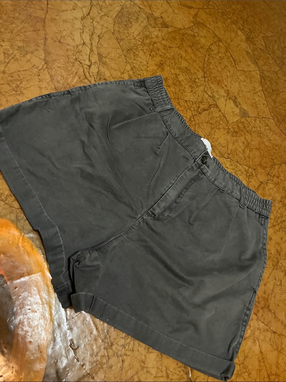 BDG Charcoal Elastic-Waist Casual Shorts Size M